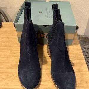 Toms Women's Dark Blue Ankle Boots
